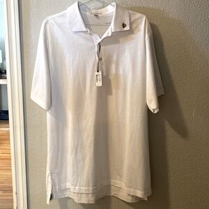 Peter Millar NWT White Golf Shirt